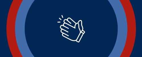 Hands clapping vector